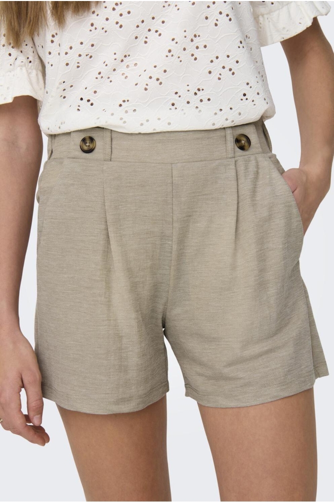 JDYBIRDIE GEGGO SHORTS JRS NOOS 15320995 Chateau Gray/MELANGE